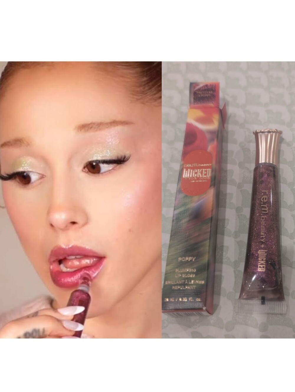 r.e.m. beauty | Wicked Poppy Plumping Lip Gloss In Pretty As A Poppy